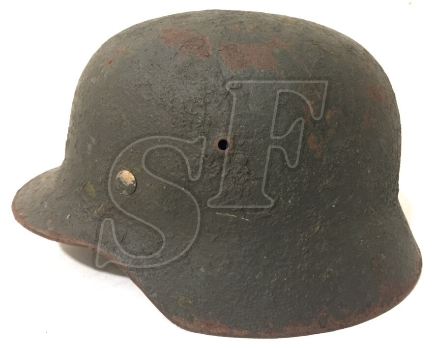 German helmet M35 from Stalingrad region