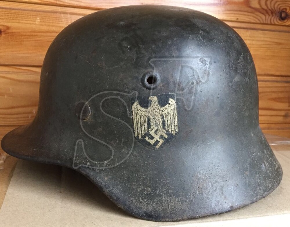 Steel helmet M40 from Stalingrad