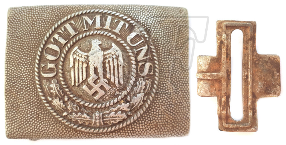 Wehrmacht buckle “Gott mit Uns” / from Stalingrad