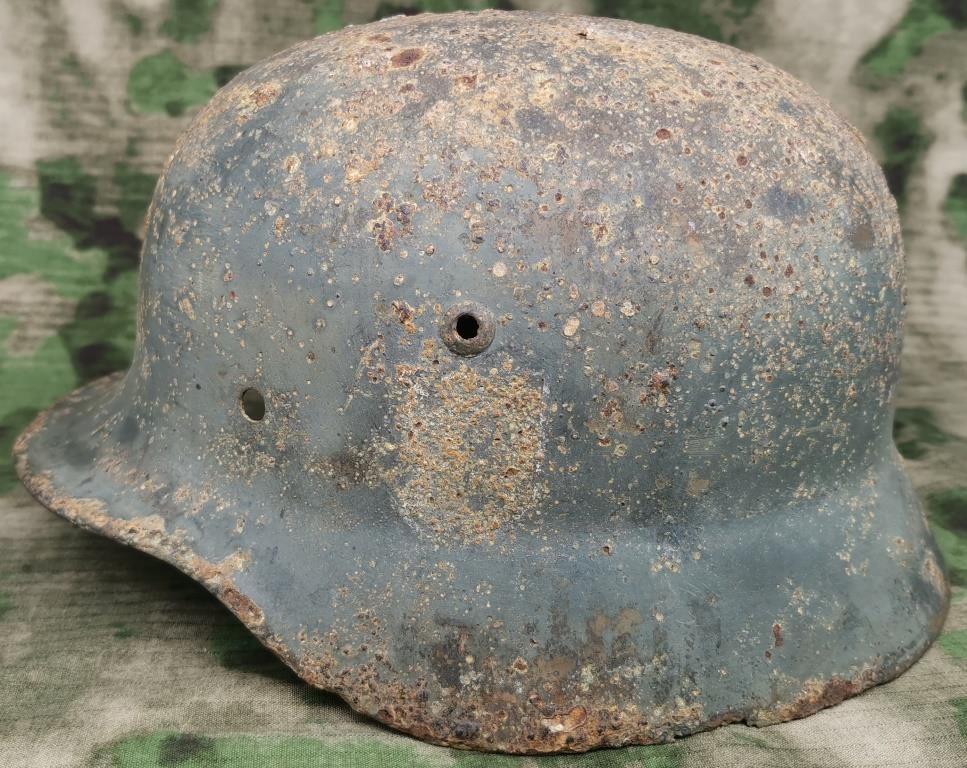 German helmet M35 / from Novgorod