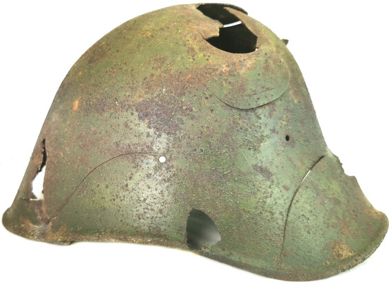 Romanian helmet / from Stalingrad