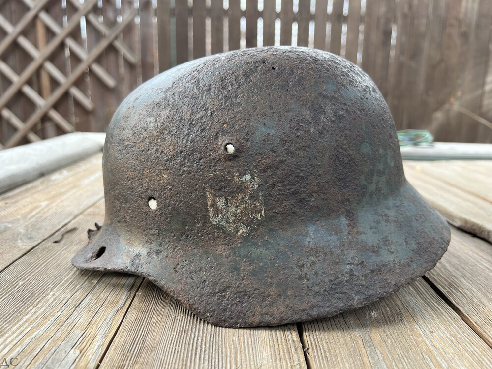 Heer helmet M35 / from Stalingrad