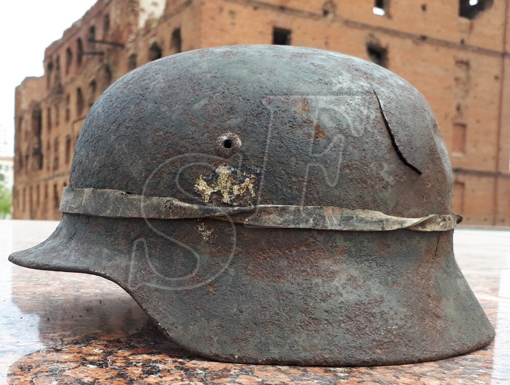 Steel helmet М35 from village Zapadnovka