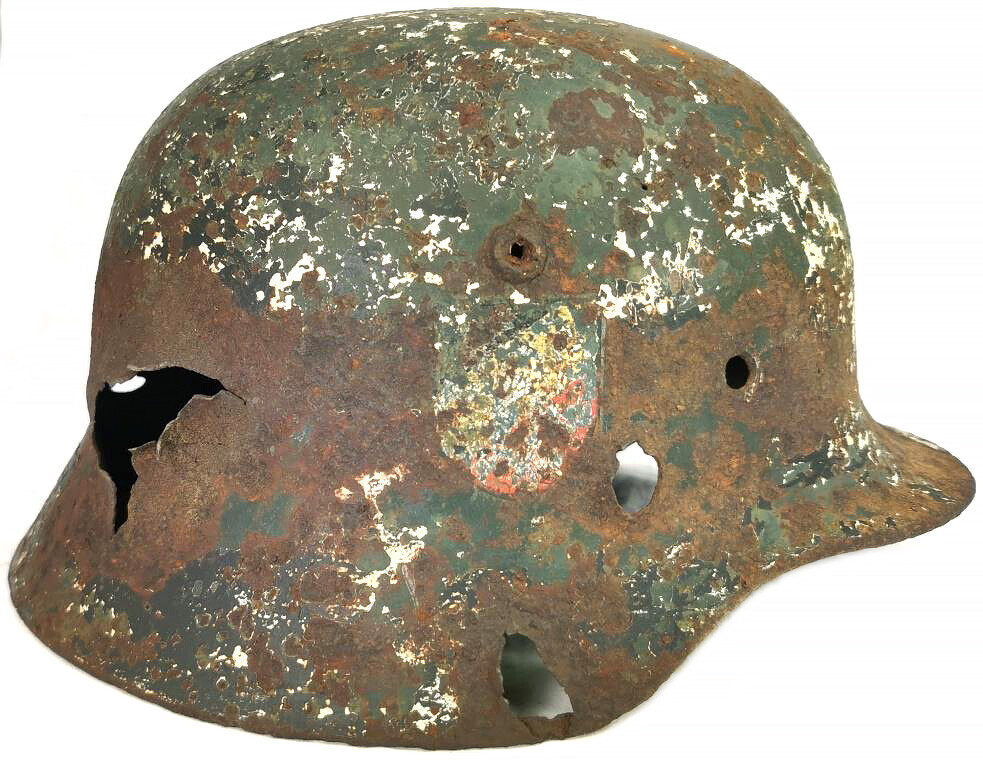 Wehrmacht helmet M35 DD / from Stalingrad
