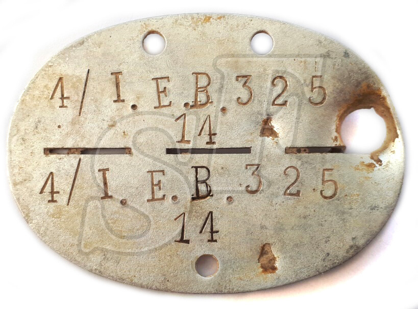 Dog tag 4.I.E.B.325 / Leningrad