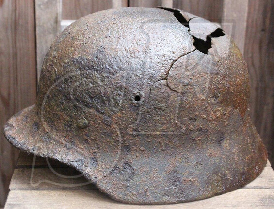 German helmet M40 / from Koenigsberg