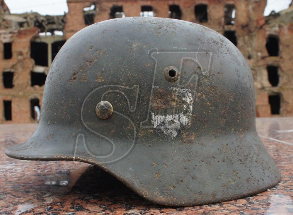 German helmet M35 / Stalingrad region