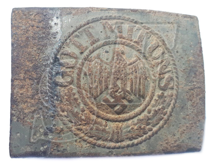 Iron buckle “Gott mit Uns” / from Stalingrad