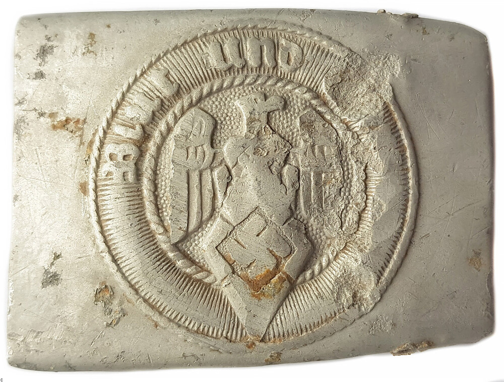 Hitler-Jugend belt buckle “Blut und Ehre” / from Königsberg