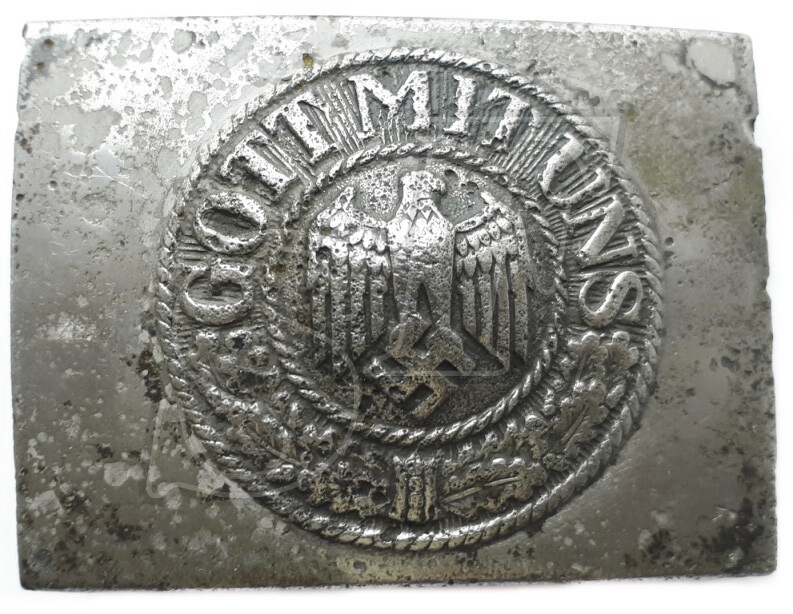 Iron Wehrmacht buckle “Gott mit Uns” / from Leningrad