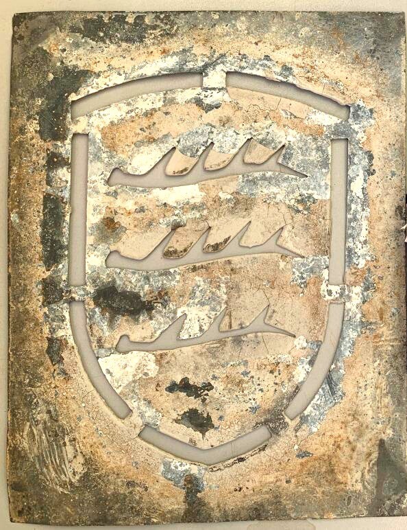 Stencil of the 25th motorized division of the Wehrmacht
