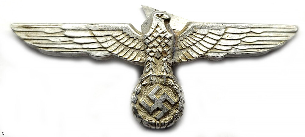 Wehrmacht visor hat eagle / from Koenigsberg