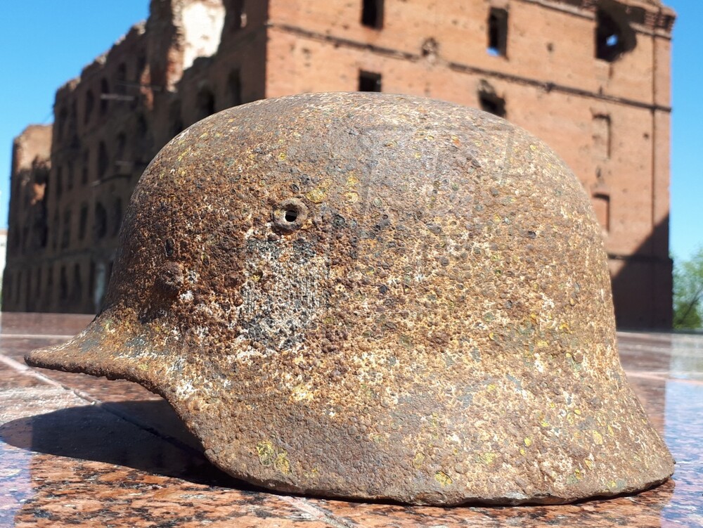 German helmet M40 from Stalingrad
