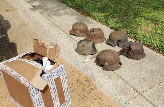 Milo's helmets