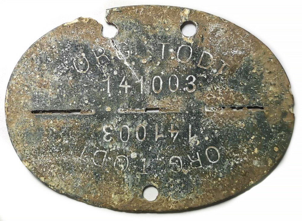 German dogtag ORG TODD / from Stalingrad