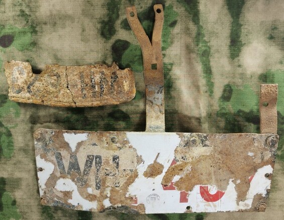 Belgian or German license plate / from Smolensk