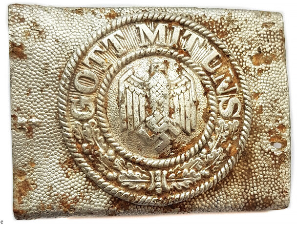 Wehrmacht belt buckle “Gott mit Uns” / from Koenigsberg