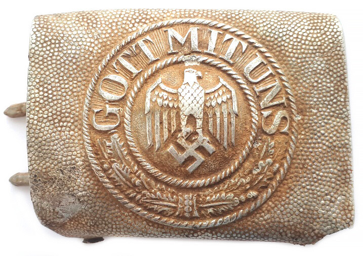 Wehrmacht buckle “Gott mit Uns” / from Stalingrad