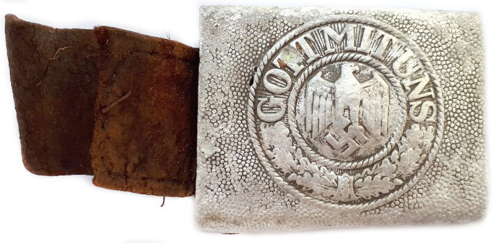 Wehrmacht buckle “Gott mit Uns” / from Stalingrad