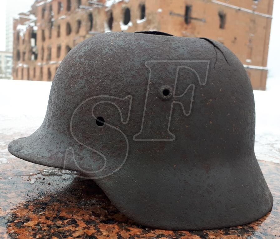German helmet M35 from Koenigsberg