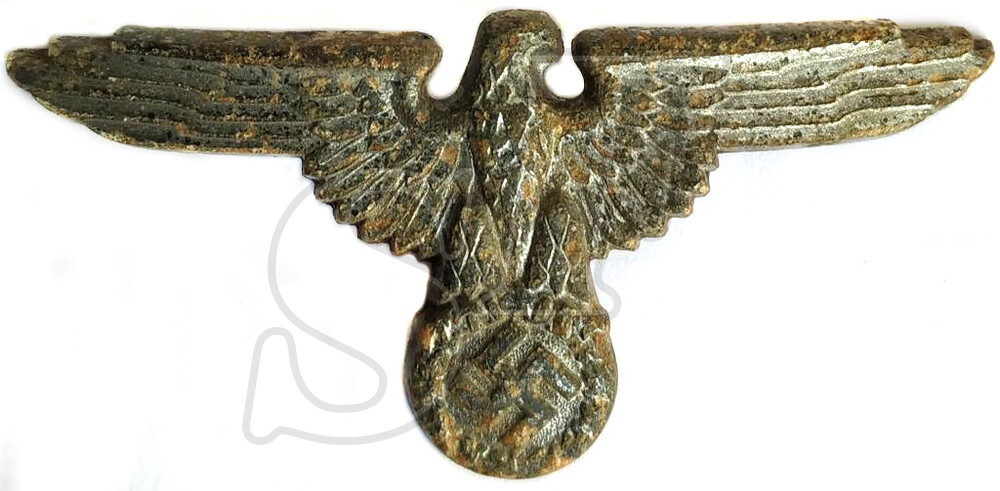Waffen-SS visor hat eagle / from Demyansk Pocket