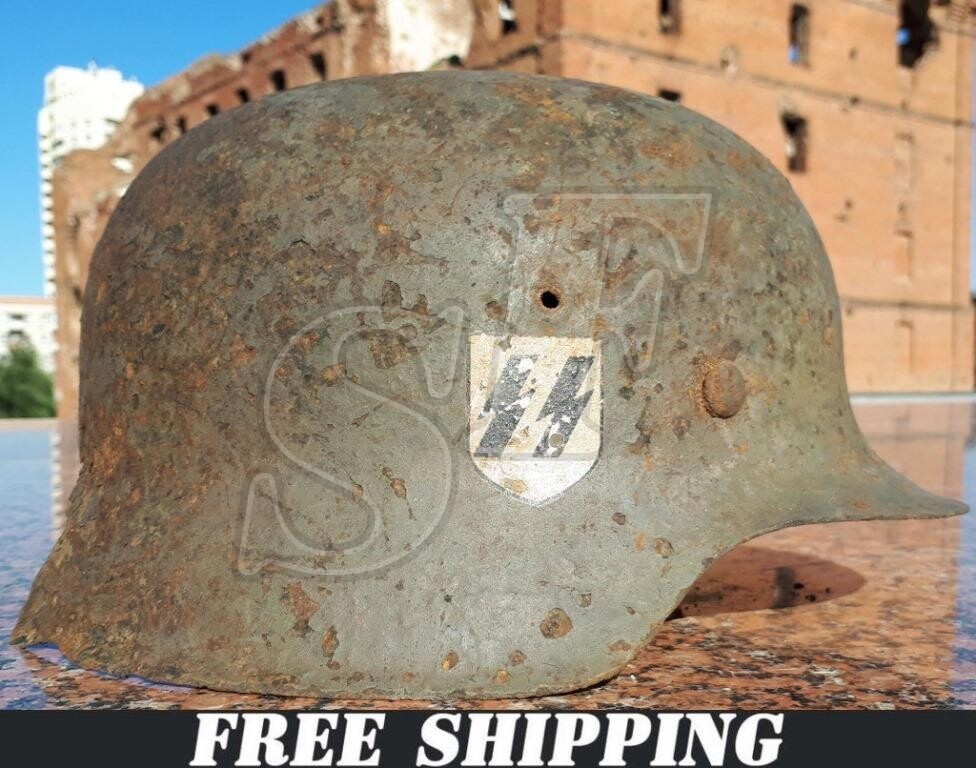 German helmet M42 Waffen SS