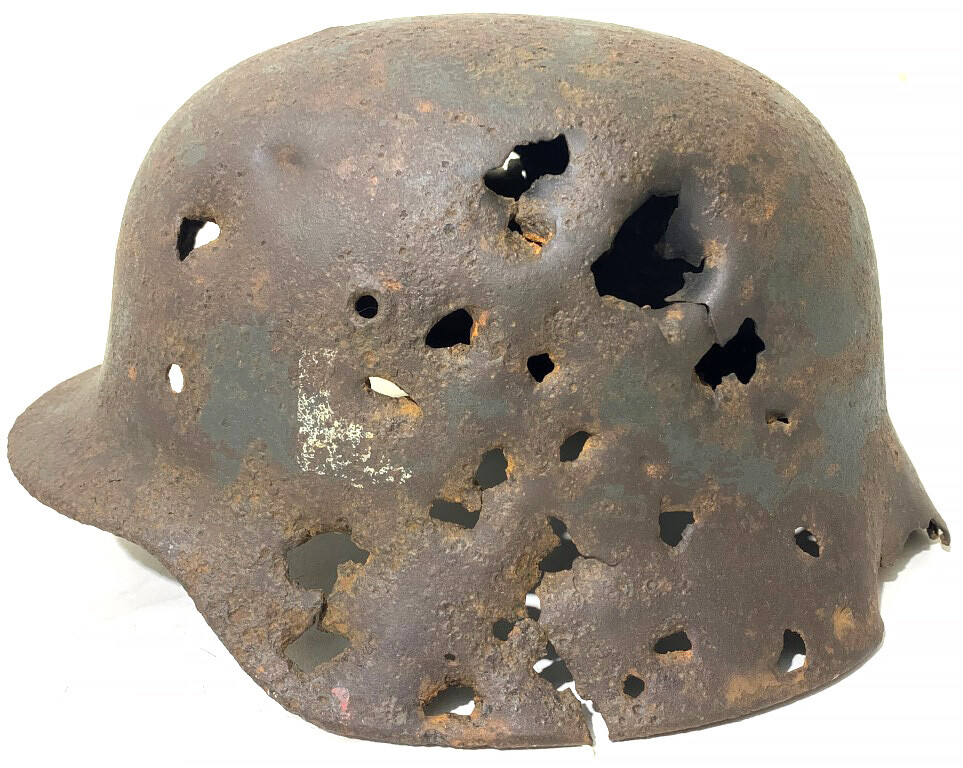 German helmet M40 / from Stalingrad