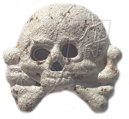 Panzer collar tab skull