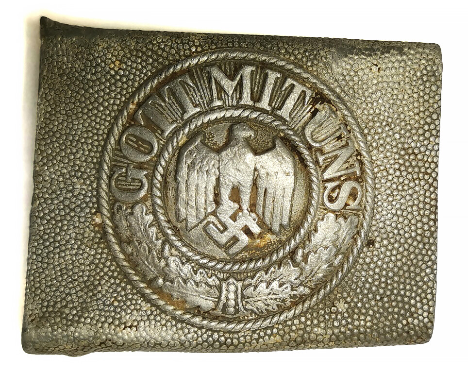 Wehrmacht belt buckle "Gott mit Uns" / from Demyansk