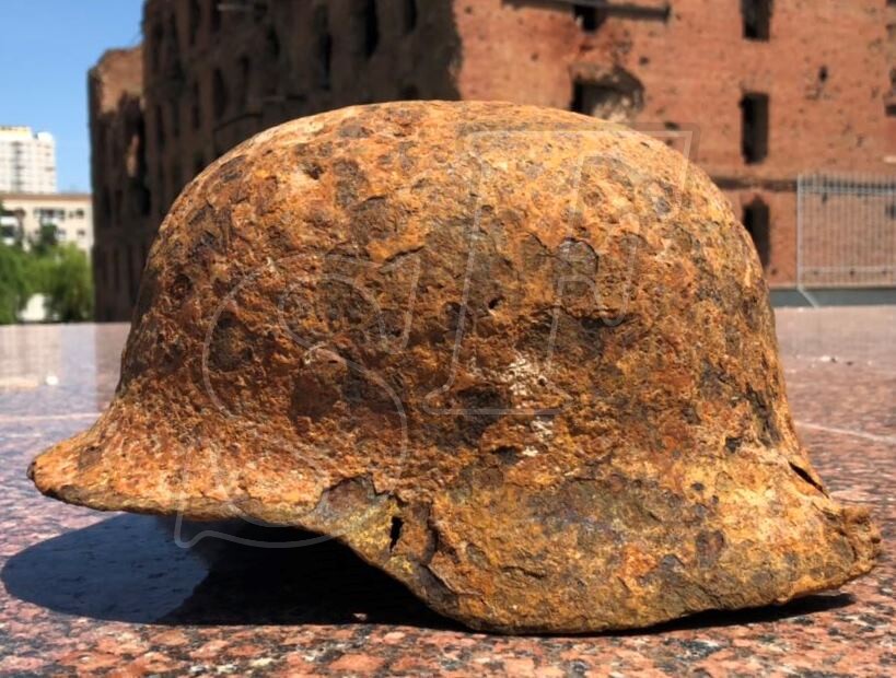 German helmet M40 / from Koenigsberg