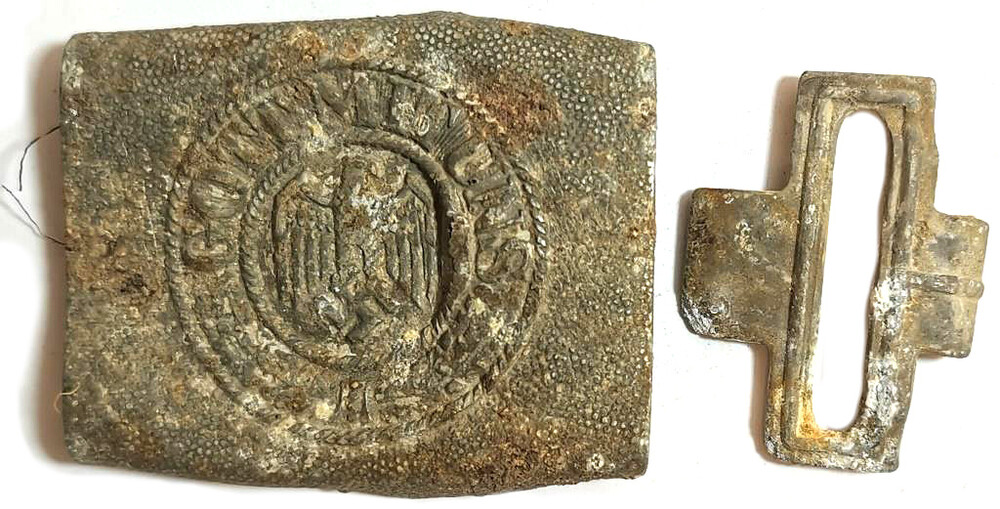 Wehrmacht belt buckle “Gott mit Uns” / from Millerovo