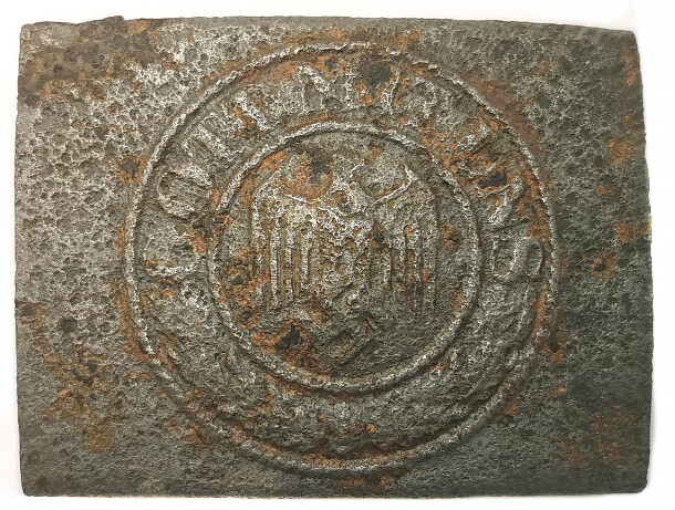 Wehrmacht belt buckle “Gott mit Uns” / from Stalingrad