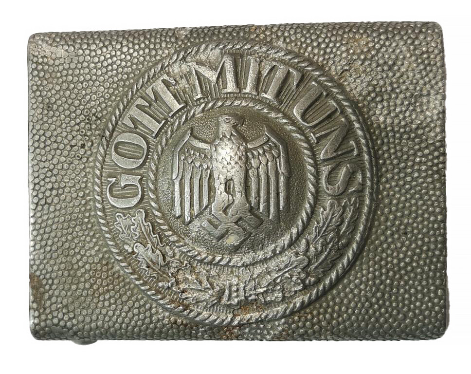 Wehrmacht belt buckle "Gott mit Uns" / from Stalingrad