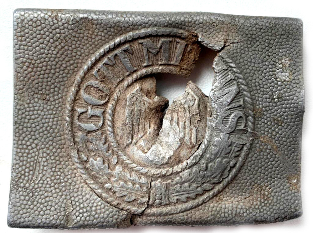 Wehrmacht belt buckle / from Stalingrad