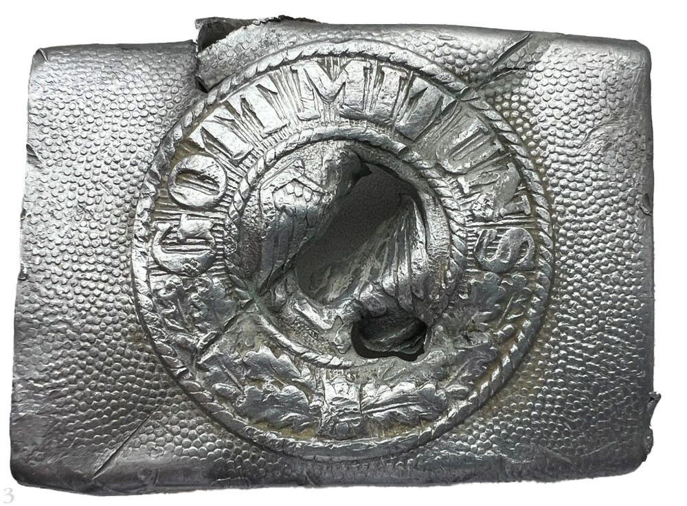 Wehrmacht belt buckle "Gott mit Uns" / from Stalingrad