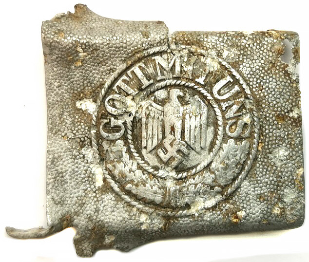 Wehrmacht belt buckle “Gott mit Uns” / from Demyansk pocket