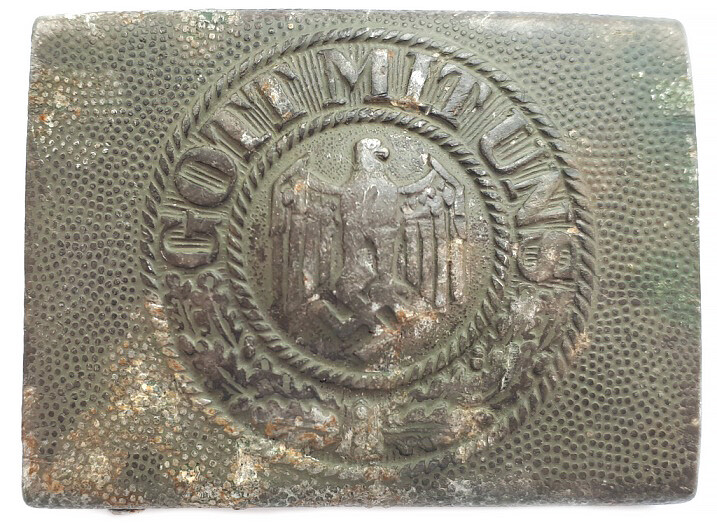 Wehrmacht Buckle “Gott mit Uns” / from Stalingrad