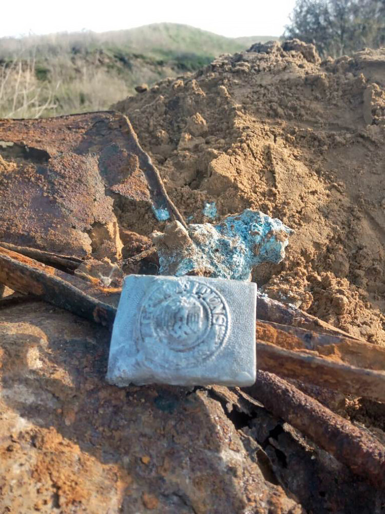 Wehrmacht belt buckle “Gott mit Uns” / from Stalingrad
