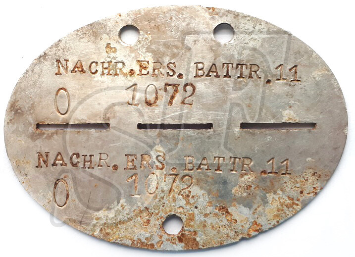 Dogtag 3./Bau.1 / from Stalingrad