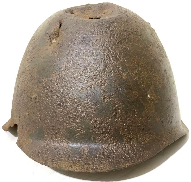 Soviet helmet SSh40 / from Stalingrad