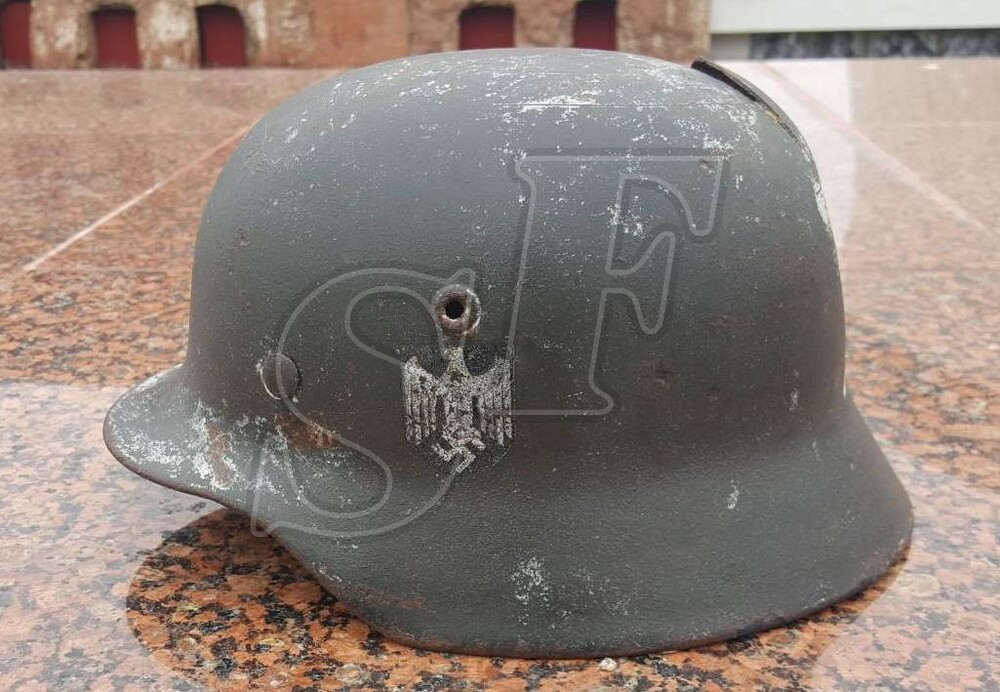 Steel helmet M40 from Stalingrad