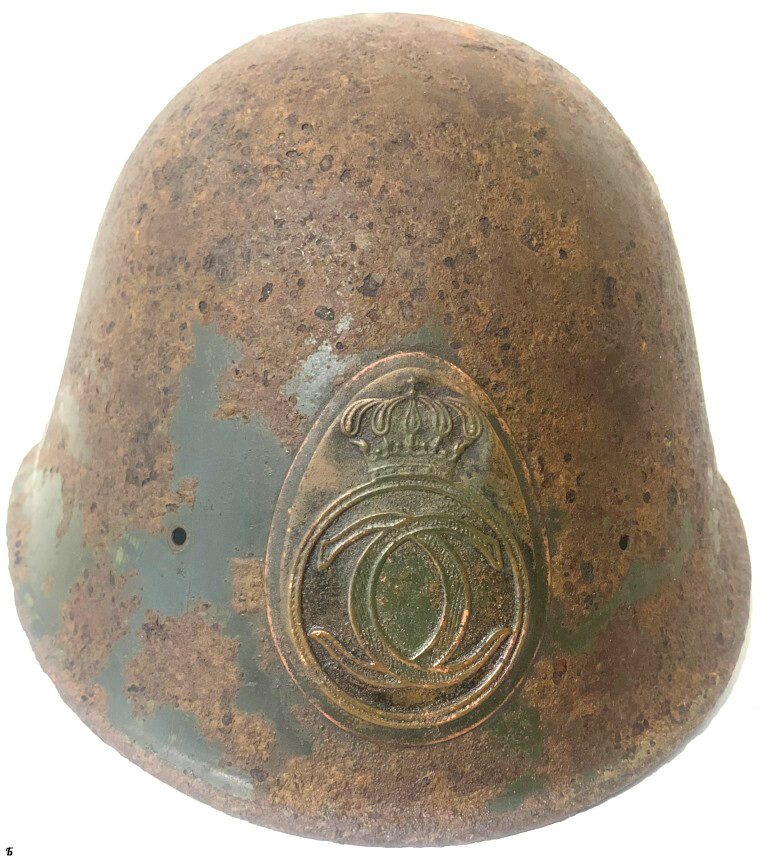 Romanian helmet / from Stalingrad
