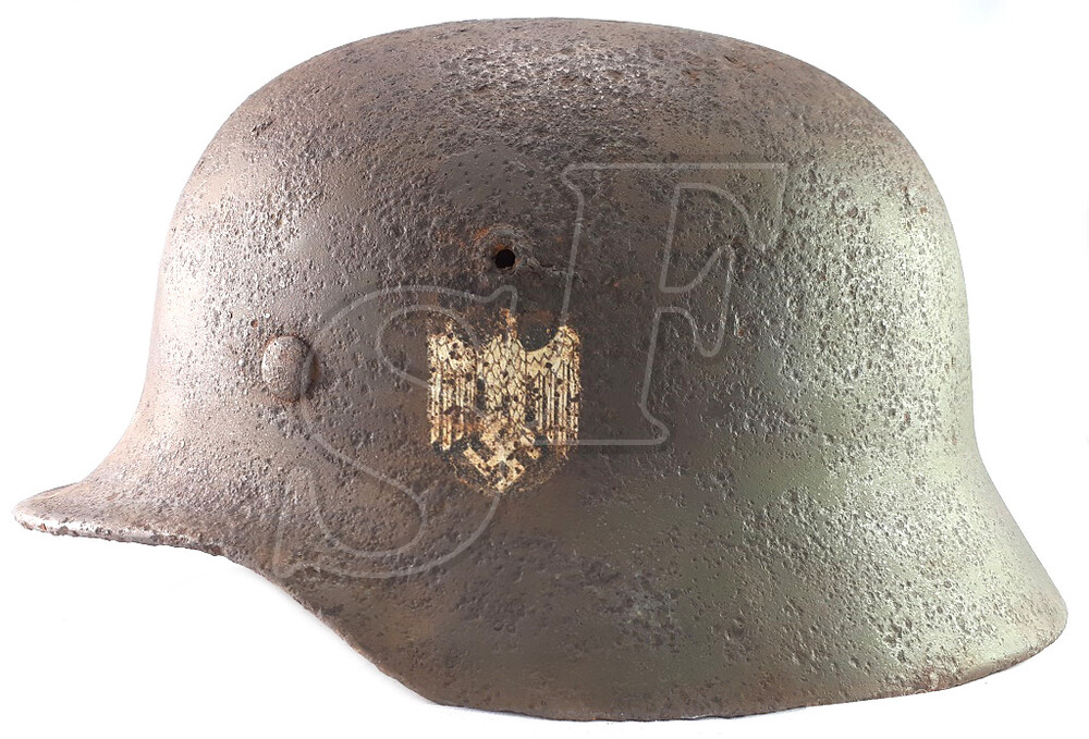 Helmet M40, Wehrmacht / from Stalingrad