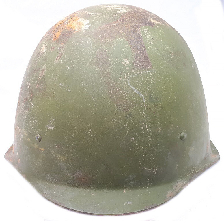 Soviet helmet SSh-40 from Krasny Oktyabr (Stalingrad steel plant)