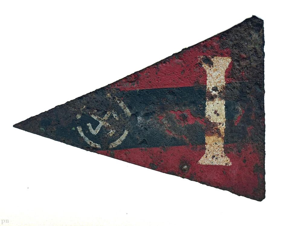 I./Artillerie-Regiment 8 of the 8. Jäger-Division battalion pennant