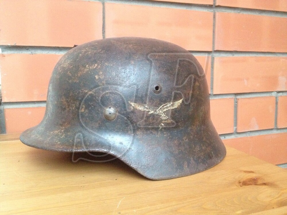 Steel helmet M35 from airfield Gumrak