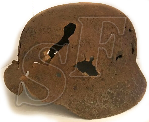 German steel helmet M35 from Mamayev Kurgan