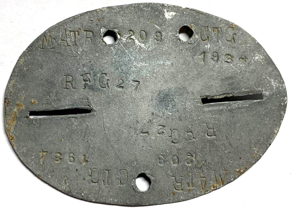 Romania Dogtag / from Stalingrad
