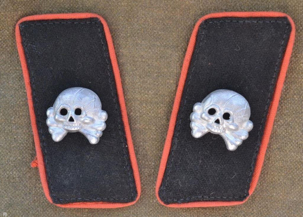 Wehrmacht tankman gorget patches