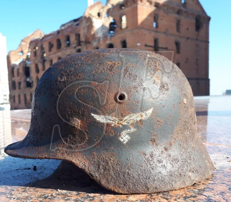 German steel helmet M40 from Koenigsberg